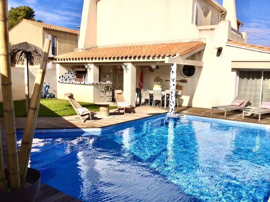 La Maison Du Bonheur F5 Jardin Et Piscine Narbonne Exteriér fotografie